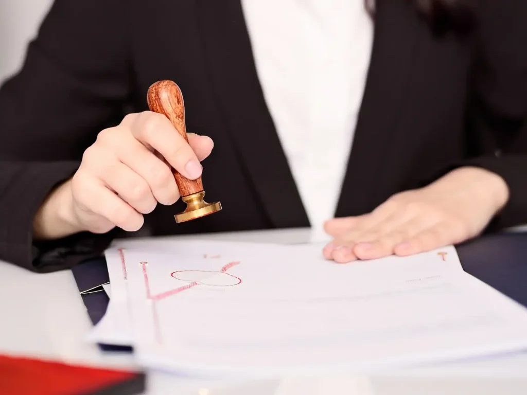 certificacion notarial de firmas e impresiones digitales